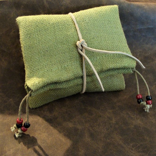 BINESHII WILD RICE IN A BURLAP GIFT POUCH. GOURMET, CHEF'S RESERVE OR OUR WORLD FAMOUS GHOST WILD RICE.