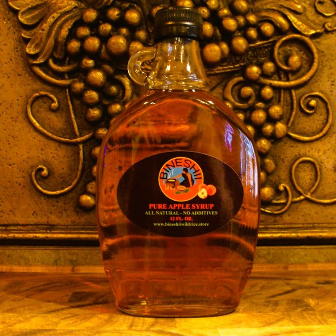 BINESHII 100% PURE APPLE SYRUP 12oz. – BINESHII WILD RICE