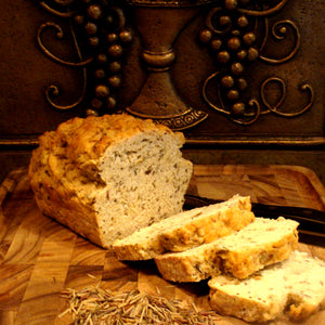 Bineshii wild rice bread loaf